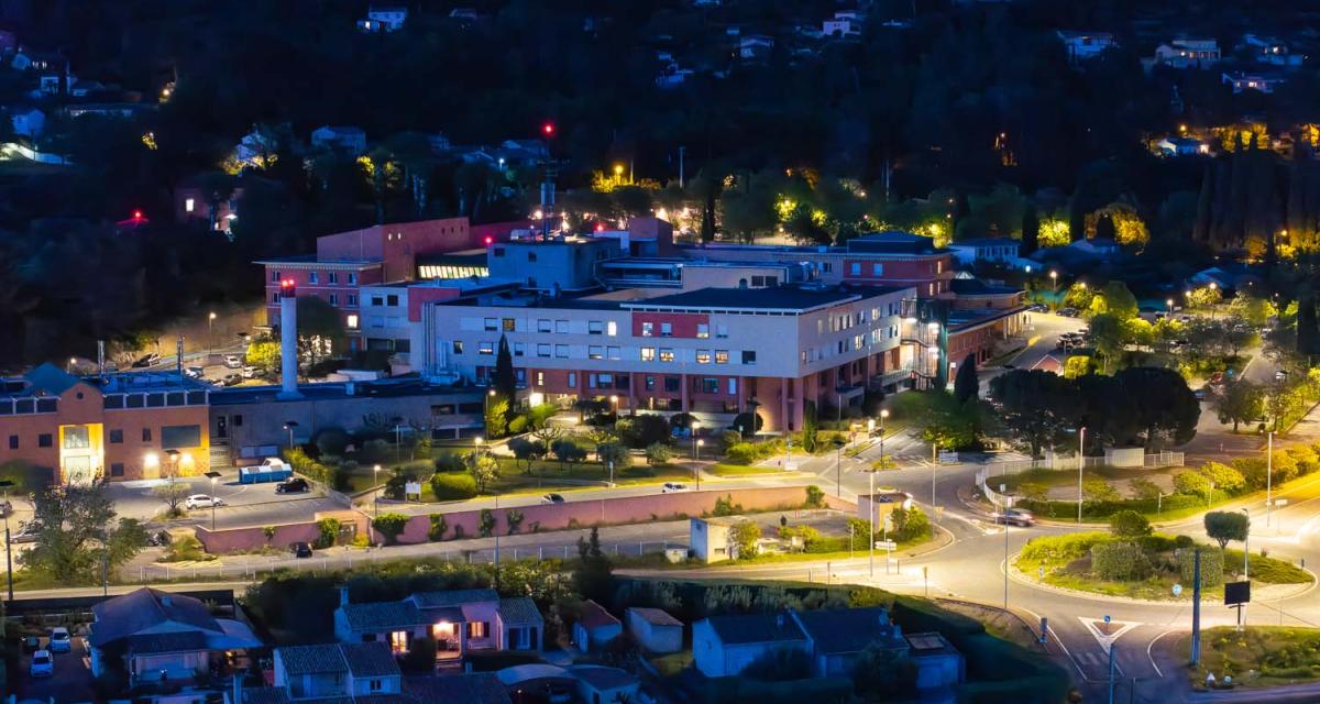 Centre Hospitalier Draguignan éclairage public solaire 